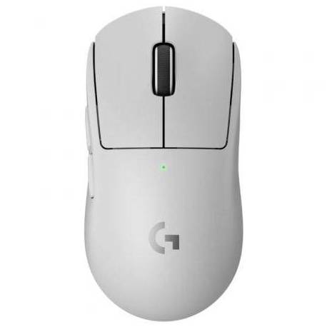 RATÓN GAMING INALÁMBRICO LOGITECH PRO X SUPERLIGHT 2/ BATERÍA RECARGABLE/ HASTA 44000 DPI/ BLANCO