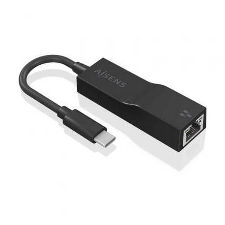 ADAPTADOR USB TIPO-C - RJ45 AISENS A109-0765/ 1000 MBPS