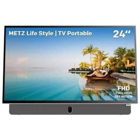 TELEVISOR PORTABLE METZ 24MPE7000Z 24'/ FULL HD/ SMART TV/ WIFI