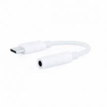 CONVERSOR USB TIPO-C NANOCABLE 10.24.1205-W/ USB TIPO-C MACHO - JACK 3.5 HEMBRA