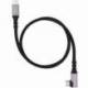 CABLE USB 3.2 TIPO-C ACODADO NANOCABLE 10.01.4703/ USB TIPO-C MACHO - USB TIPO-C MACHO/ HASTA 100W/ 10GBPS/ 3M/ NEGRO