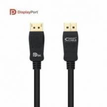 CABLE DISPLAYPORT 1.4 8K NANOCABLE 10.15.2502/ DISPLAYPORT MACHO - DISPLAYPORT MACHO/ 2M/ CERTIFICADO/ NEGRO