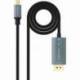 CABLE CONVERSOR NANOCABLE 10.15.5022/ USB TIPO-C MACHO - DISPLAYPORT MACHO/ 2M/ NEGRO