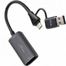 CAPTURADORA DE VIDEO EXTERNA NANOCABLE 10.15.0001/ USB TIPO-C - USB 3.0