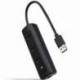 HUB USB 3.0 NANOCABLE 10.16.4604/ 3XUSB/ 1XRJ45/ NEGRO