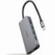 DOCKING TIPO-C NANOCABLE 10.16.4609/ 3XUSB/ 1XHDMI 4K/ 1XRJ45/ 1XLECTOR TARJETAS/ 1XUSB TIPO-C PD/ GRIS
