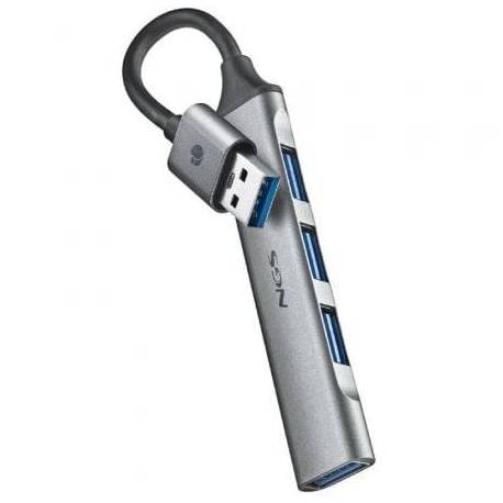 HUB USB NGS IHUB4 MICRO/ 4XUSB/ GRIS