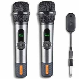 PACK DE 2 MICRÓFONOS INALÁMBRICOS NGS SINGER STAR DUO