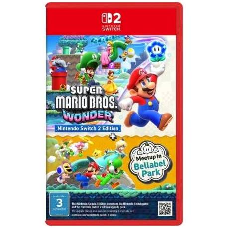 JUEGO PARA CONSOLA NINTENDO SWITCH 2 SUPER MARIO BROS. WONDER + PARQUE BELABEL