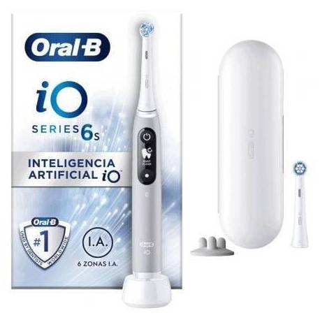 CEPILLO DENTAL ORAL-B IO SERIE 6S/ INCLUYE 2 RECAMBIOS/ GRIS