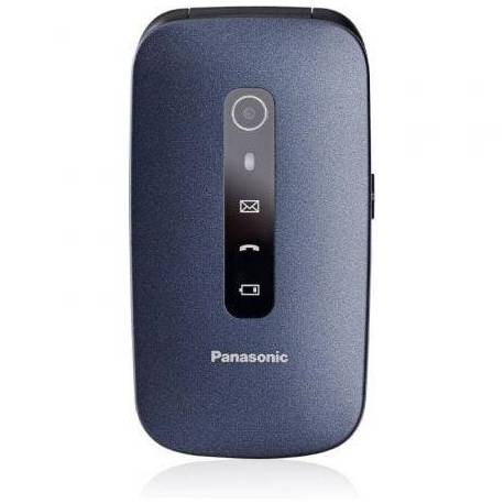 TELÉFONO MÓVIL PANASONIC KX-TU550 PARA PERSONAS MAYORES/ AZUL