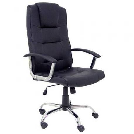 SILLA DE OFICINA PIQUERAS Y CRESPO GUADALIMAR SIMILPIEL 280DBSPNE/ NEGRO