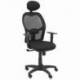 SILLA DE OFICINA PIQUERAS Y CRESPO ALOCÉN 345SM840B840B10CRNC/ NEGRA
