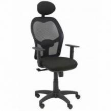SILLA DE OFICINA PIQUERAS Y CRESPO ALOCÉN 345SM840B840B10CRNC/ NEGRA