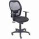 SILLA DE OFICINA PIQUERAS Y CRESPO ALOCÉN 345SM840B840B10CRP/ NEGRA