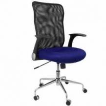 SILLA DE OFICINA PIQUERAS Y CRESPO MINAYA 4031AZ/ AZUL Y NEGRA