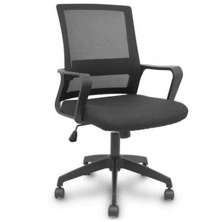 SILLA DE OFICINA PIQUERAS Y CRESPO ERGO535 535BNDW00RN/ NEGRA