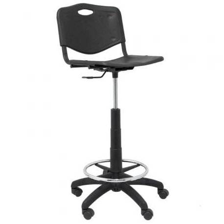 TABURETE PIQUERAS Y CRESPO ROBLEDO PVC T26GNI840RN/ NEGRO