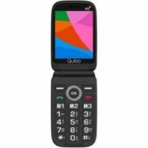 TELÉFONO MÓVIL QUBO X-D340 4G PARA PERSONAS MAYORES/ NEGRO