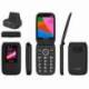 TELÉFONO MÓVIL QUBO X-D340CB 4G PARA PERSONAS MAYORES/ NEGRO