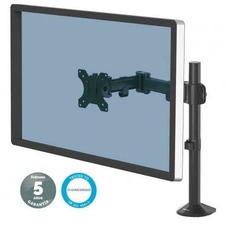 SOPORTE DE MESA PARA MONITOR FELLOWES 8502501/ GIRATORIO/ INCLINABLE/ HASTA 8KG