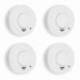 DETECTOR DE HUMO SMARTWARES 10.100.41/ 4 UNIDADES
