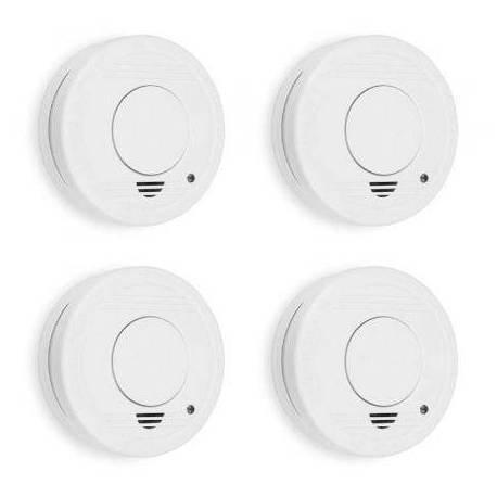 DETECTOR DE HUMO SMARTWARES 10.100.41/ 4 UNIDADES