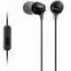 AURICULARES INTRAUDITIVOS SONY MDR-EX15AP/ CON MICRÓFONO/ JACK 3.5/ NEGROS