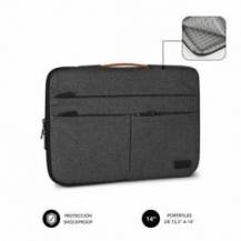 FUNDA SUBBLIM AIR PADDING 360 SLEEVE PARA PORTÁTILES HASTA 14'/ GRIS OSCURO