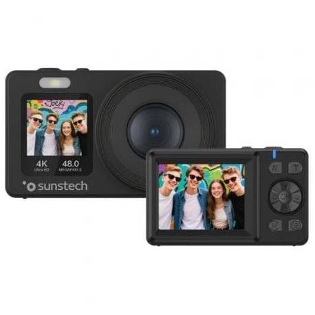 CÁMARA DIGITAL SUNSTECH DCAM4825/ 48MP/ ZOOM ÓPTICO 18X/ NEGRA