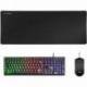 PACK GAMING MARS GAMING MCPX/ TECLADO H-MECH + RATÓN ÓPTICO + ALFOMBRILLA/ NEGRO