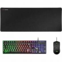 PACK GAMING MARS GAMING MCPX/ TECLADO H-MECH + RATÓN ÓPTICO + ALFOMBRILLA/ NEGRO