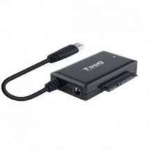 ADAPTADOR PARA DISCOS DUROS 2.5'/3.5' TOOQ TQHDA-01A/ USB 3.0 MACHO - SATA