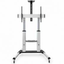 SOPORTE DE SUELO INCLINABLE/ AJUSTABLE CON RUEDAS TOOQ FS20300M-B PARA TV DE 60-100'/ HASTA 100KG