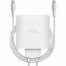 CARGADOR DE PARED GAN TRUST MAXO 100W/ 2XUSB TIPO-C/ INCLUYE CABLE USB TIPO-C/ 100W