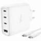 CARGADOR DE PARED GAN TRUST MAXO 65W 26068/ 3XUSB TIPO-C/ 1XUSB/ INCLUYE CABLE USB TIPO-C/ 65W