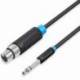 CABLE ESTÉREO VENTION BBEBH/ JACK 6.5 MACHO - XLR HEMBRA/ 2M/ NEGRO