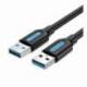 CABLE USB 3.0 VENTION CONBH/ USB MACHO - USB MACHO/ 5GBPS/ 2M/ NEGRO