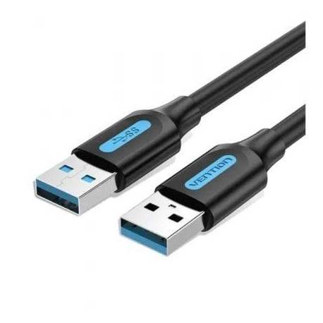 CABLE USB 3.0 VENTION CONBH/ USB MACHO - USB MACHO/ 5GBPS/ 2M/ NEGRO