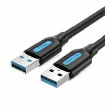 CABLE USB 3.0 VENTION CONBH/ USB MACHO - USB MACHO/ 5GBPS/ 2M/ NEGRO