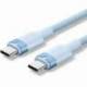 CABLE USB 2.0 TIPO-C 5A VENTION TRISH/ USB TIPO-C MACHO - USB TIPO-C MACHO/ HASTA 240W/ 480MBPS/ 2M/ AZUL