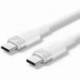 CABLE USB TIPO-C 2.0 5A VENTION TRIWF/ USB TIPO-C MACHO - USB TIPO-C MACHO/ HASTA 240W/ 480MBPS/ 1M/ BLANCO