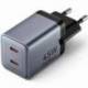 CARGADOR DE PARED GAN VENTION FCDH0-EU/ 2XUSB TIPO-C/ 45W