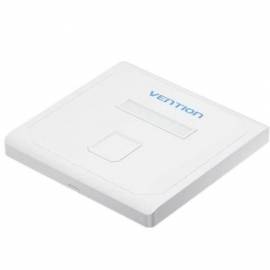 PLACA DE PARED KEYSTOCK VENTION IFDW0/ 1 PUERTOS RJ45