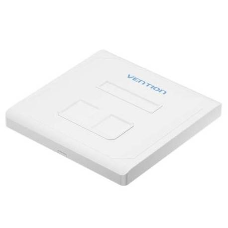 PLACA DE PARED KEYSTOCK VENTION IFEW0/ 2 PUERTOS RJ45
