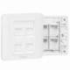 PLACA DE PARED TIPO 86 VENTION IFFW0/ 4 PUERTOS RJ45