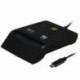 LECTOR DE DNI Y TARJETAS WOXTER PE26-200/ USB TIPO-C/ NEGRO