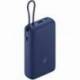 POWERBANK 20000MAH XIAOMI 33W POWER BANK INTEGRATED CABLE/ 33W/ AZUL/ INCLUYE CABLE USB TIPO-C