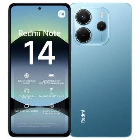 SMARTPHONE XIAOMI REDMI NOTE 14 6GB/ 128GB/ 6.67'/ AZUL