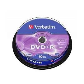 DVD+R VERBATIM ADVANCED AZO 16X/ TARRINA-10UDS
